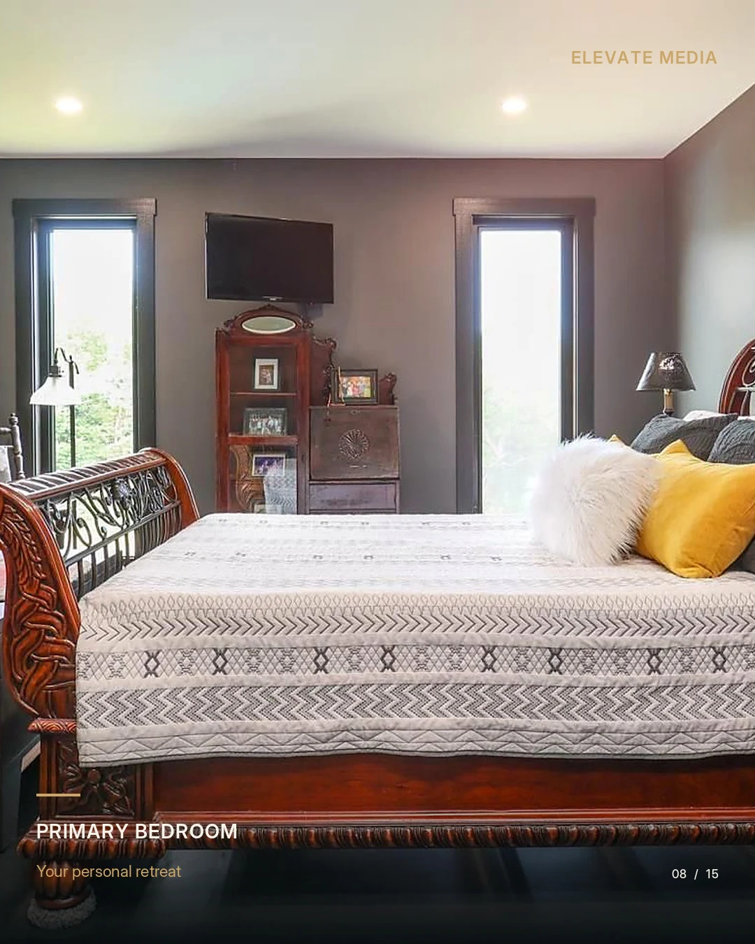 Primary Bedroom — 319 Edson Foote Road Instagram