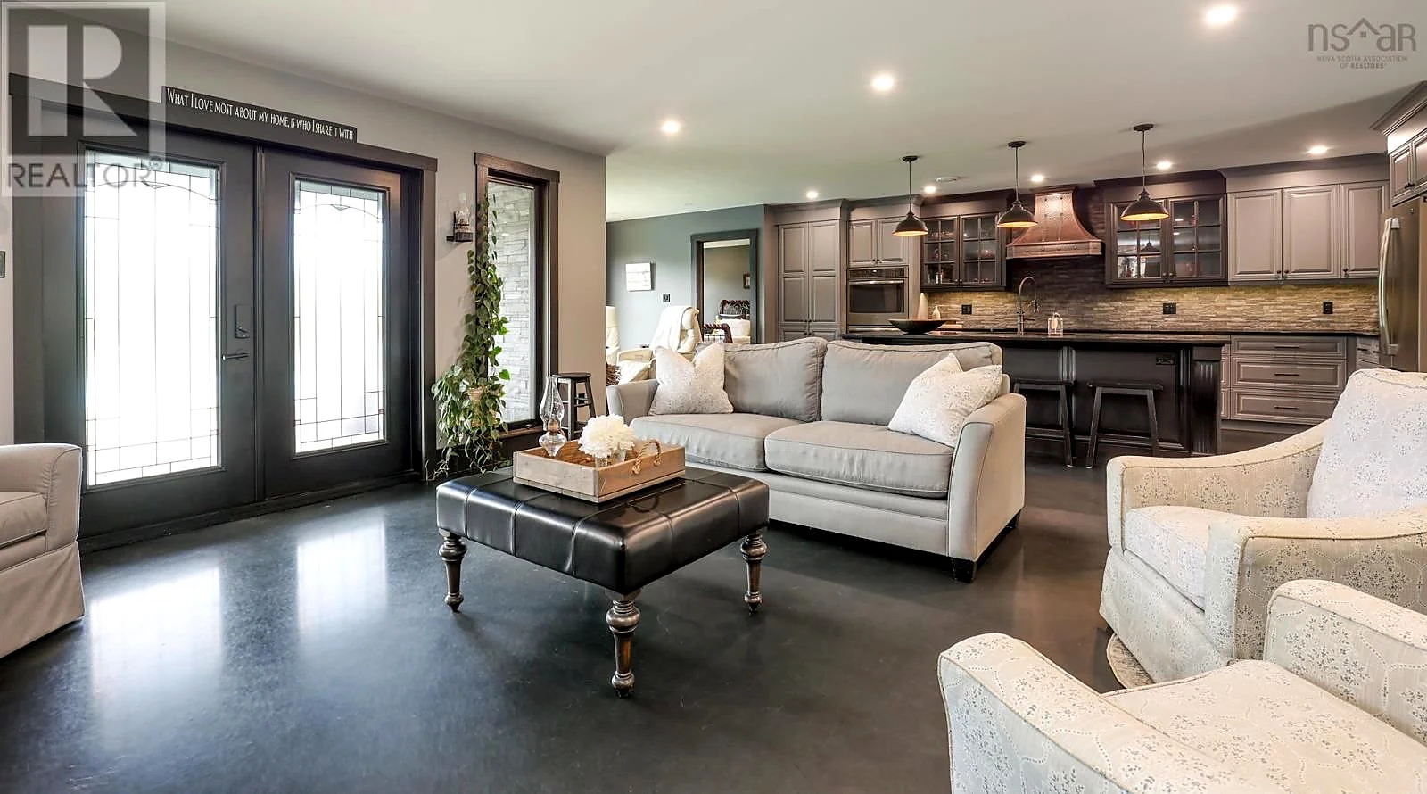 Living room windows — 319 Edson Foote Road Polished Photos
