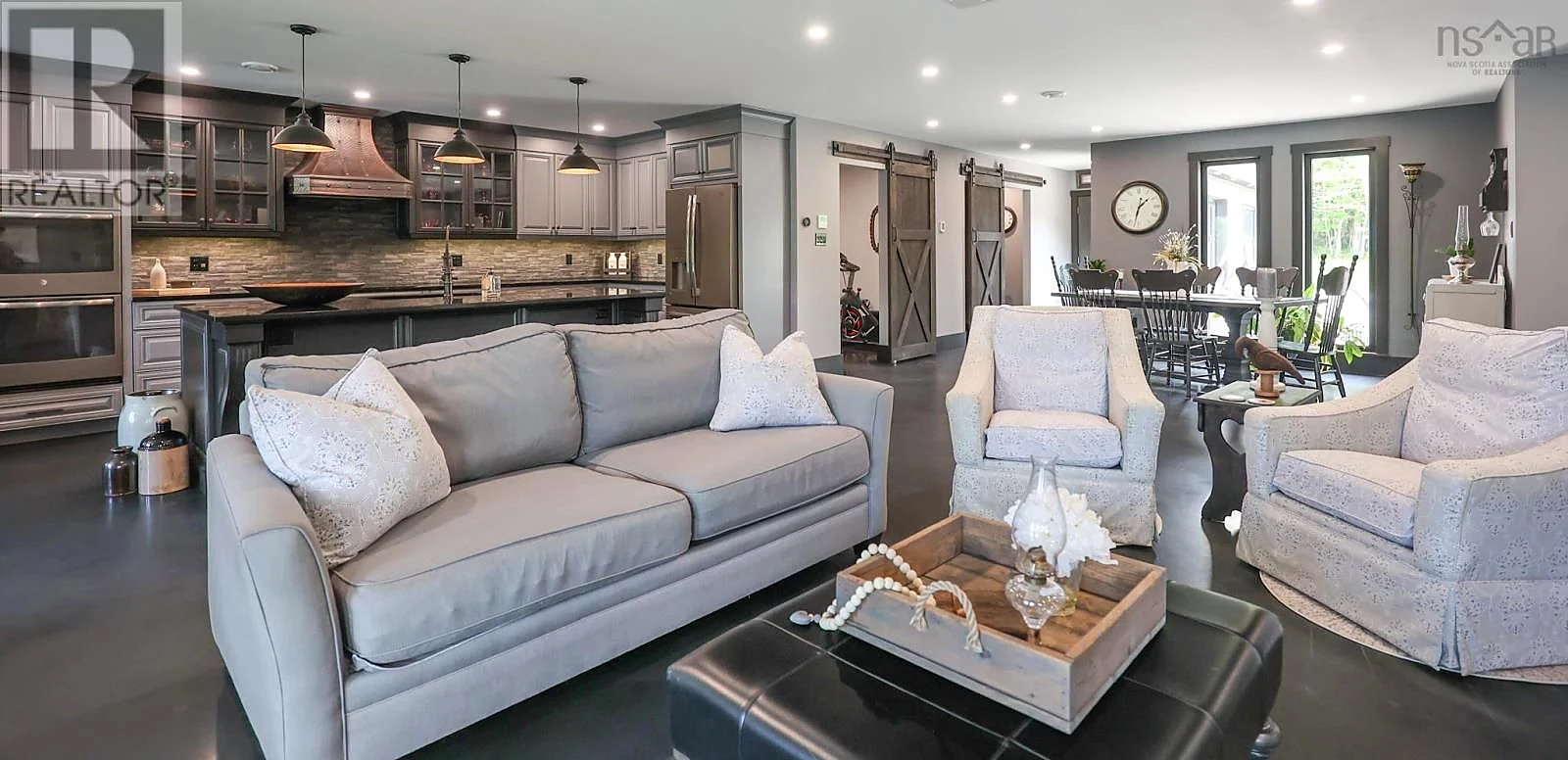 Living room layout — 319 Edson Foote Road Polished Photos