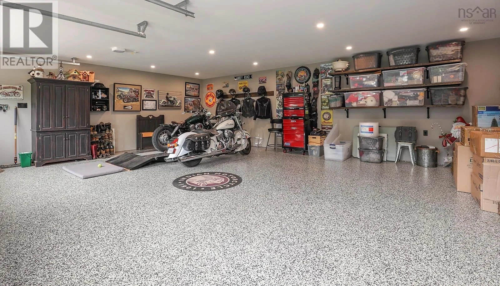 Garage interior — 319 Edson Foote Road Polished Photos
