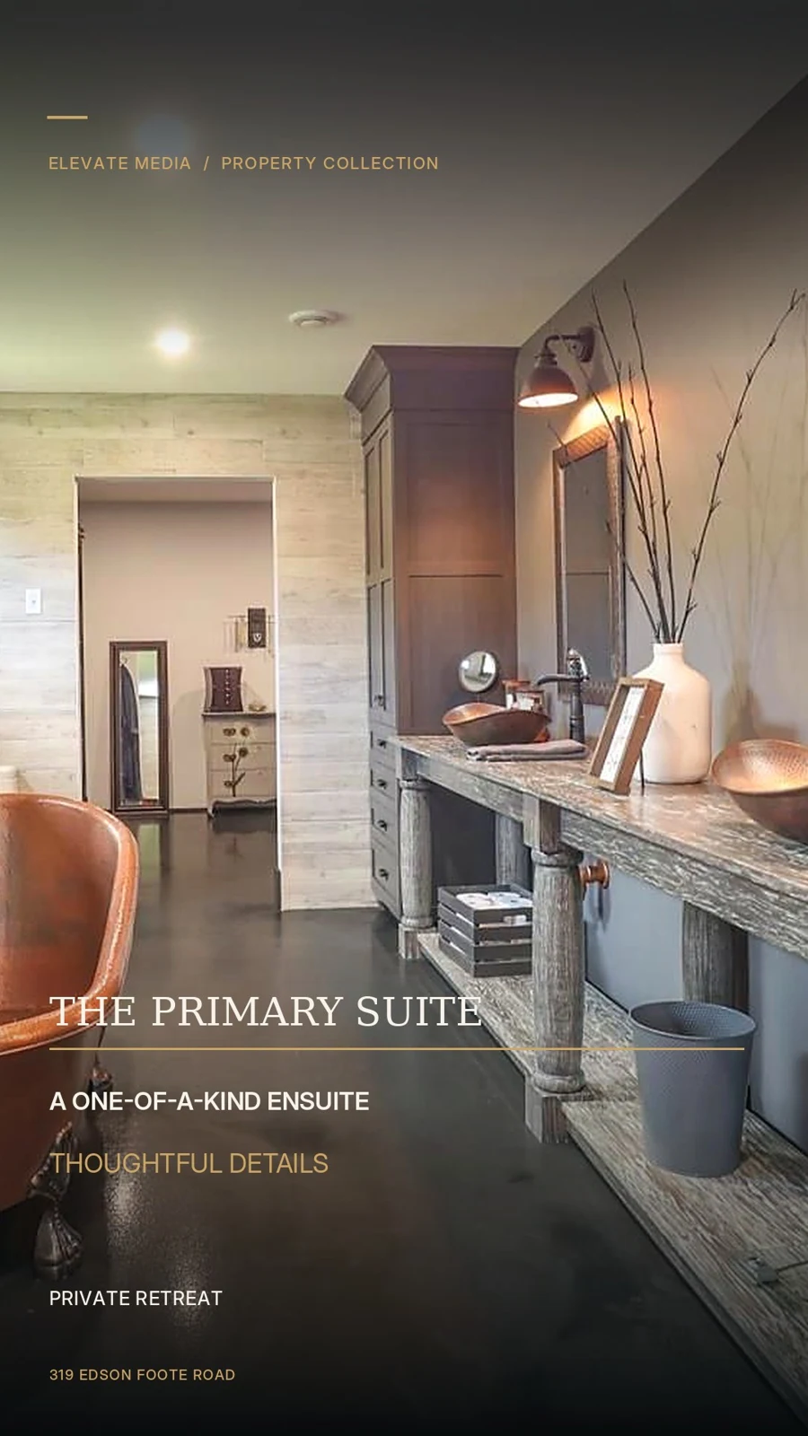The Primary Suite — 319 Edson Foote Road Stories